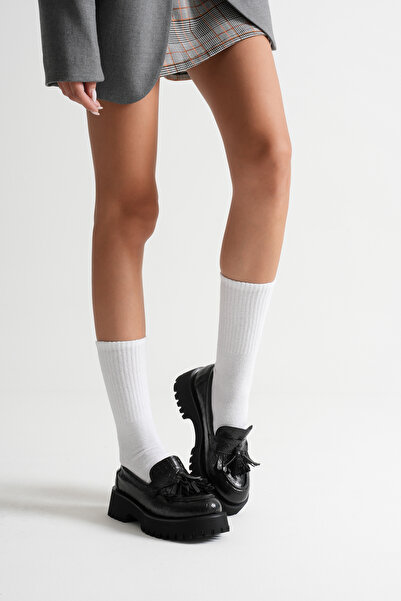 MFT AYAKKABI Жіночі мокасини Loafer Casual з бахромою Повсякденне взуття