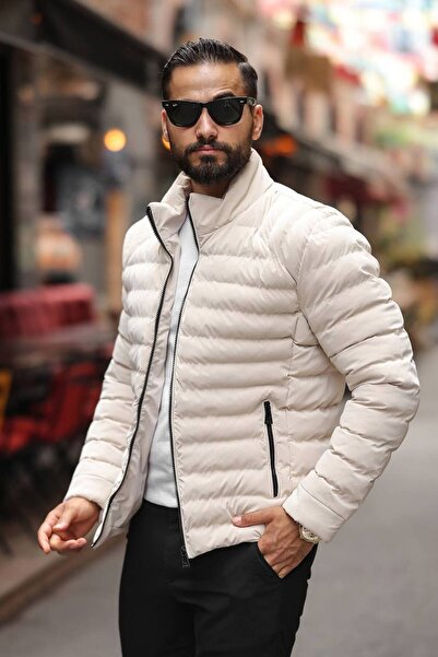 KOCCI New Season Water and Cold Resistant Classic Collar Quilted Winter Men's...
