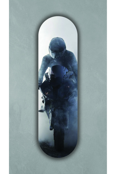 Korhan Atölye Bilinmeyene Doğru - Dekoratif 4mm MDF Duvar Panosu (75x20 cm)