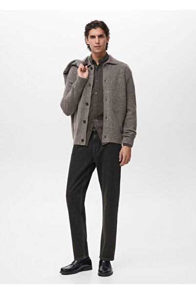 MANGO Man Yün karışımı triko hırka