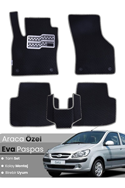 Genel Markalar HYUNDAİ GETZ (2002-2011) Uyumlu EVA Paspas Tam Set–Araca Özel,...
