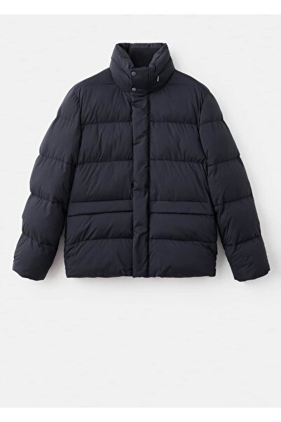 MANGO Man Su geçirmez kısa kapitone anorak