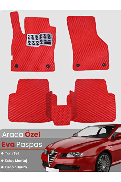 stiloto مجموعة كاملة من دواسات EVA متوافقة مع سيارة ألفا روميو جي تي كوبيه (2...