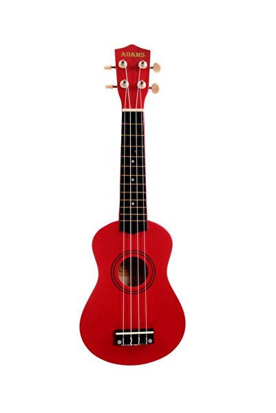 Adams kırmızı renk soprano student model ukulele kılıf pena hediyeli