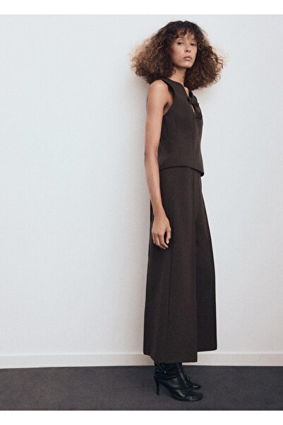 MANGO Woman Crop culotte pantolon