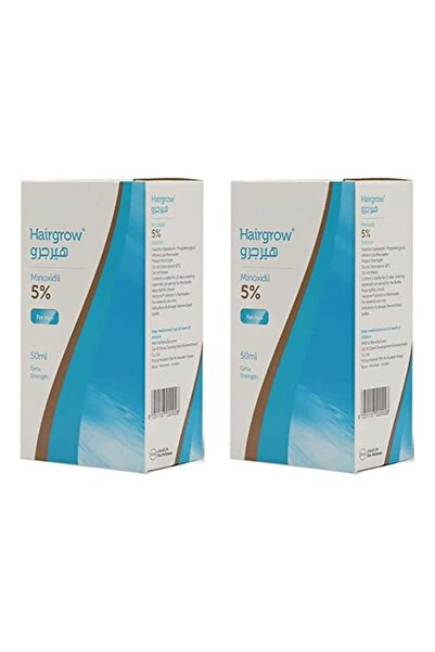 Dar Al Dawa مينوكسيديل لنمو الشعر 5، 50 مل، عبوة من قطعتين