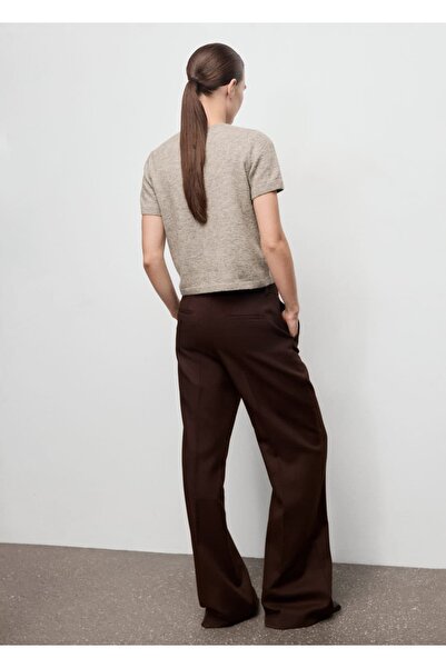 MANGO Woman Kısa kollu triko tişört