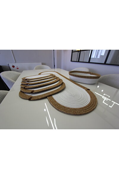 fa collection desing Wicker Jute Placemat Coaster Supla American Service Runner Basket and Cup Holder