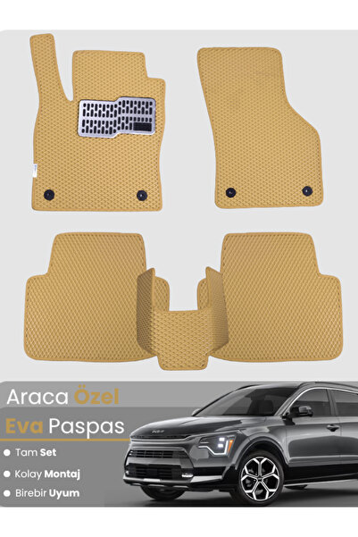 stiloto مجموعة كاملة من حصائر EVA متوافقة مع سيارة كيا نيرو الكهربائية (2021-...