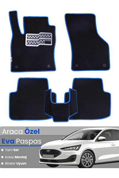 Genel Markalar FORD FOCUS 4 (2019-2023) Uyumlu EVA Paspas Tam Set–Araca Özel,...