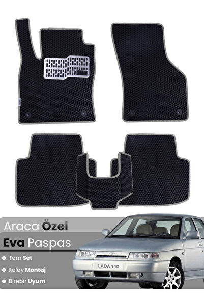 stiloto LADA VEGA (1996-2004) Uyumlu EVA Paspas Tam Set–Araca Özel,Kolay Mont...