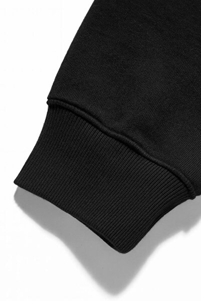 SVART WEAR Gym Kitty Sweatshirt Baskılı 100% Pamuk Oversize Trendy Fancy Funny Sweatshirt With Print