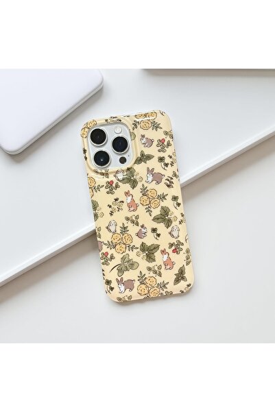 HYPERSOFT Iphone 13 (6.1 inç) Uyumlu Popsocketli Stant Olabilen Şık Desenli Slım Kılıf