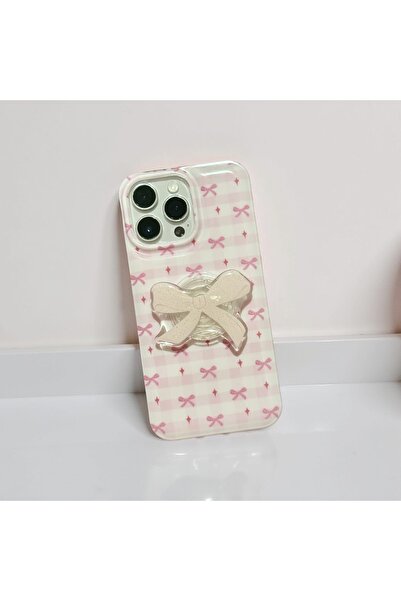 HYPERSOFT Iphone 11 (6.1 inç) Uyumlu Popsocketli Stant Olabilen Şık Desenli S...