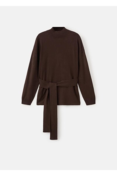 MANGO Woman Düğüm detaylı kazak