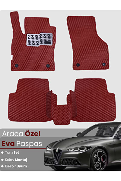 Guerrino مجموعة كاملة من دواسات EVA متوافقة مع سيارة ألفا روميو جوليا (2016-2...