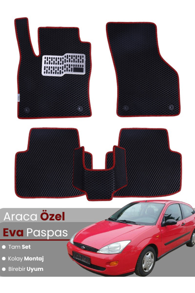 Genel Markalar FORD FOCUS 1 (1998-2005) Uyumlu EVA Paspas Tam Set–Araca Özel,...