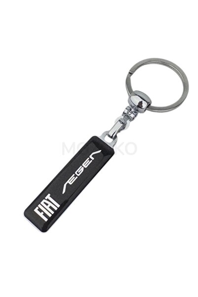 MOZOKO High Quality Fiat Egea Logo Drop Printed Stylish Gift Car Keychain