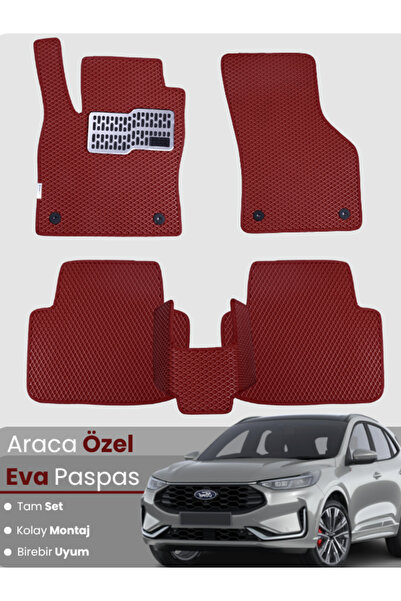 stiloto مجموعة كاملة من دواسات EVA متوافقة مع فورد كوجا 3 (2019-2024) - مخصصة...