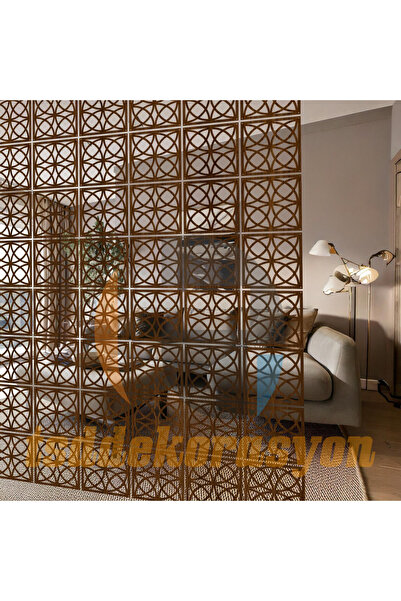 tsddekorasyon Ahşap Tavana Asmalı Sarkıt Dekoratif Oda Bölücü/Paravan/Seperat...