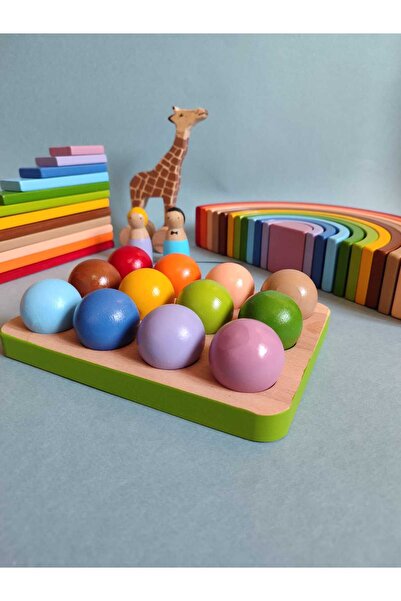 NaturBabyKids 12li Top Tabla Eşleştirme