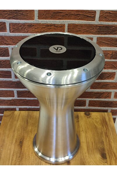 Aren müzik Metalik gri profesyonel siyah film darbuka ( Kılıflı)