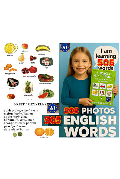 The Kidland Yayınları ingilizce Dil Kursu Kurumları için 505 ingilizce Kelime...
