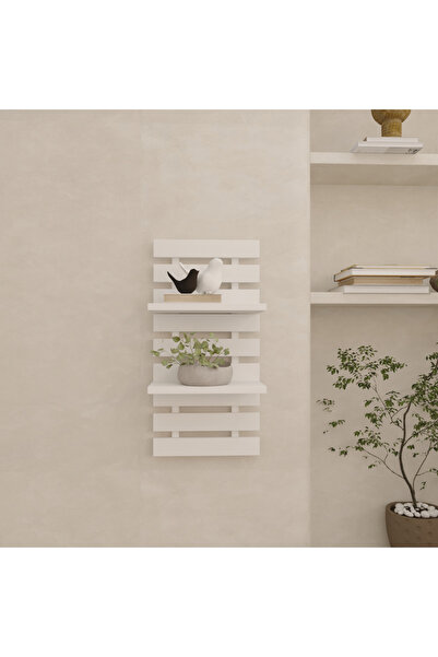 klubeconcept Dekoratif MDF Duvar Çiçekliği Modern Çıtalı Tasarım Saksı ve Aks...