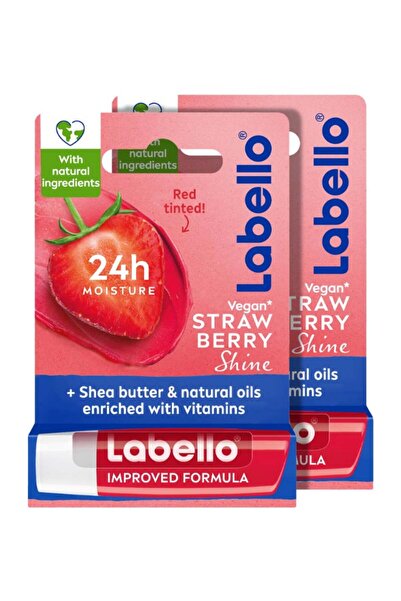 LABELLO عبوة من مرطب شفاه بنكهة الفراولة، 4.8 جرام