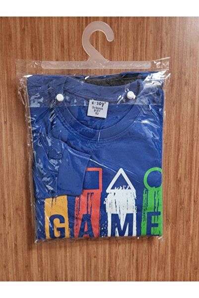 Ersoy Set de pijamale pentru bărbați Game Over - Albastru