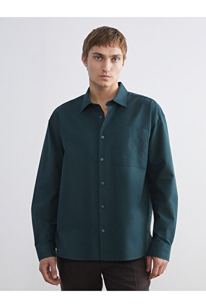 LC Waikiki Plus New Season Comfortable Fit Long Sleeve Men's Shirt
