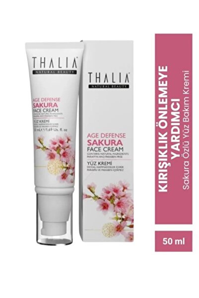Thalia Kırışıklık Önlemeye Yardımcı Sakura Özlü Yüz Bakım Kremi 50 ml