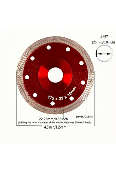 Romania Ultra Thin Diamond Disc 1.2mm (Red Color)