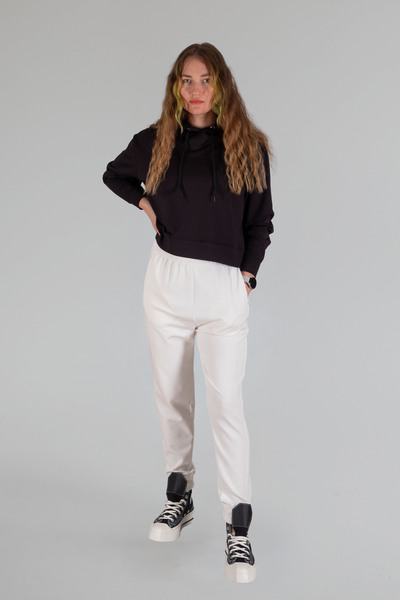 Rahat Kesim Kapüşonlu Sweatshirt