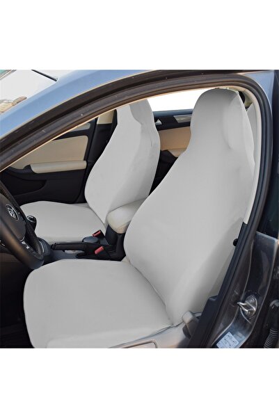 Lion Düz Gri Her Araca Uygun Penye Kumaş Oto Koltuk Kılıfı
