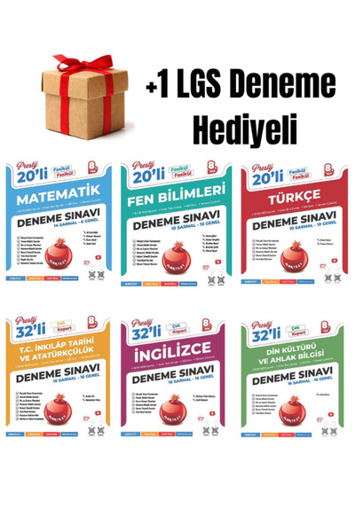 Nartest Yayınları Nartest 8.Sınıf Matematik, Fen,Türkçe,Tarih,İngilizce,Din 2...
