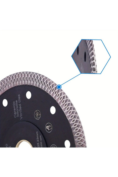 Romania Ultra thin X-TURBO Diamond Disc, 115 mm (Black)