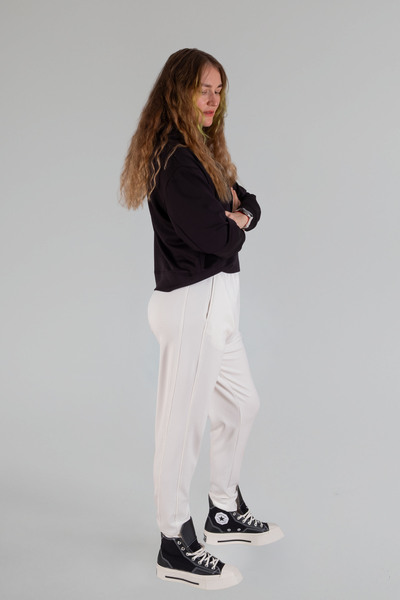QUZIL Rahat Kesim Kapüşonlu Sweatshirt