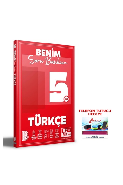 Benim Hocam Yayınları 2025-2026 müfredat 5 Sınıf Türkçe Soru Bankası Tamamı V...