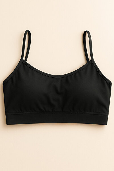 nesterinzar Women's 3-Pack Padded Sports Bra with String Straps Half Tank Top