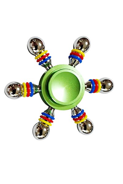 BV Rotiță antistres Galaxy, aluminiu, 7 cm, verde