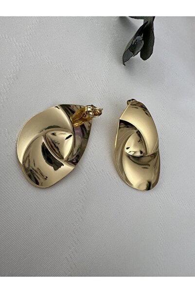 Neesh XUPİNG PLAKA SARMAL KÜPE (GOLD)