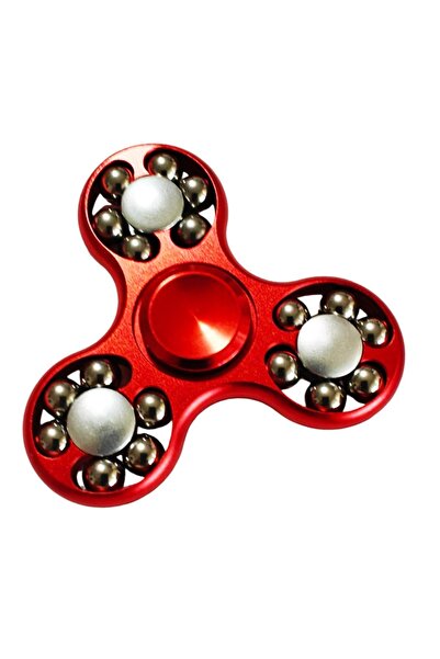 BV Fidget Spinner BV, αλουμίνιο, μεταλλικό κόκκινο, 7 cm, για παιδιά και ενήλ...