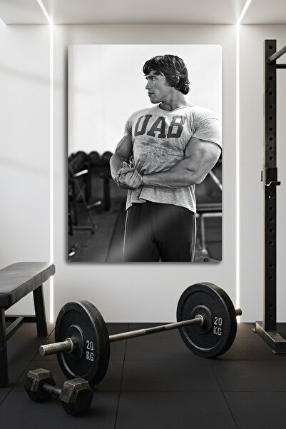 DekorHane Metal Print - Arnold Schwarzenegger Again, Motivational Metal Painting, Sports Gym Wall Decor