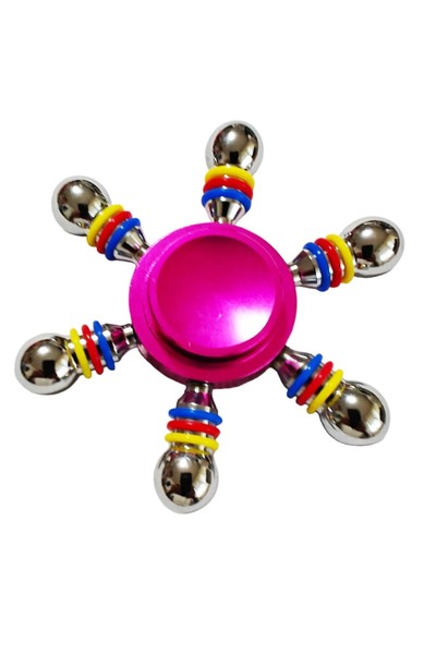 BV Фиджет Спинър BV, Розова Галактика, алуминий, 7x7 см