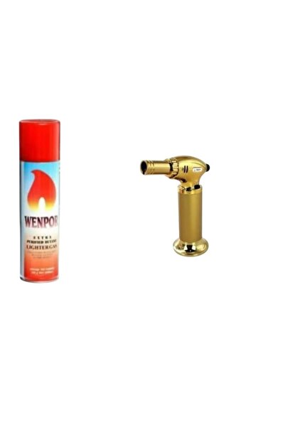 Wenpor ولاعة غاز قابلة لإعادة التعبئة مع علبة غاز مجانية