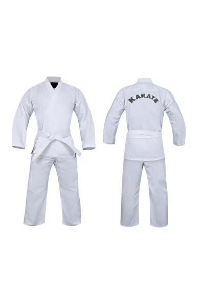 Generic Karate 3-Piece Uniform High Quality Cotton White Size 2(150)