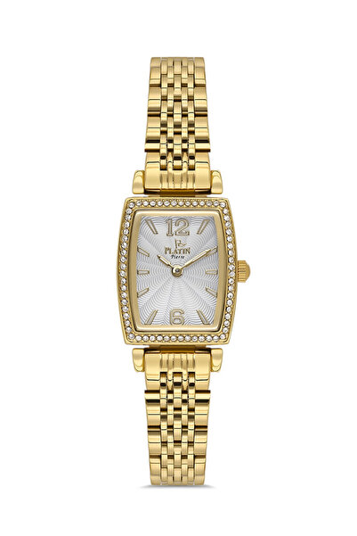Platin Pierre Hds-Pl-1155La-B1 Minimal Square Women's Wristwatch