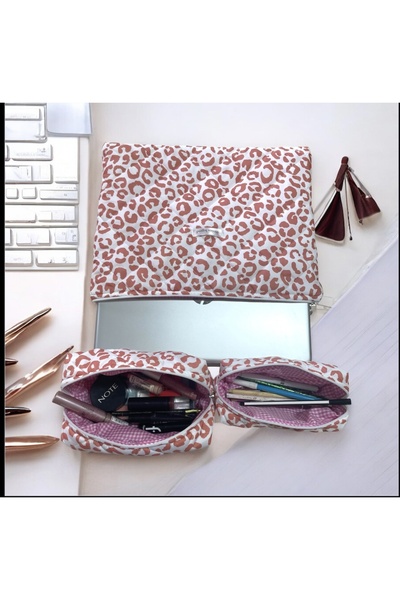 etoiles legend Leopard Print Three-Piece Bag Set