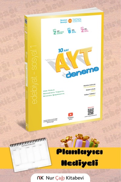 Üç Dört Beş Yayıncılık AYT 10’lu Edebiyat – Sosyal 1 Deneme